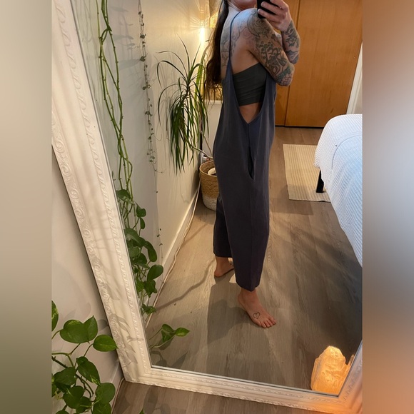 Jump suit. Cotton/linen blend. Loose fitting Size S - Picture 2 of 4